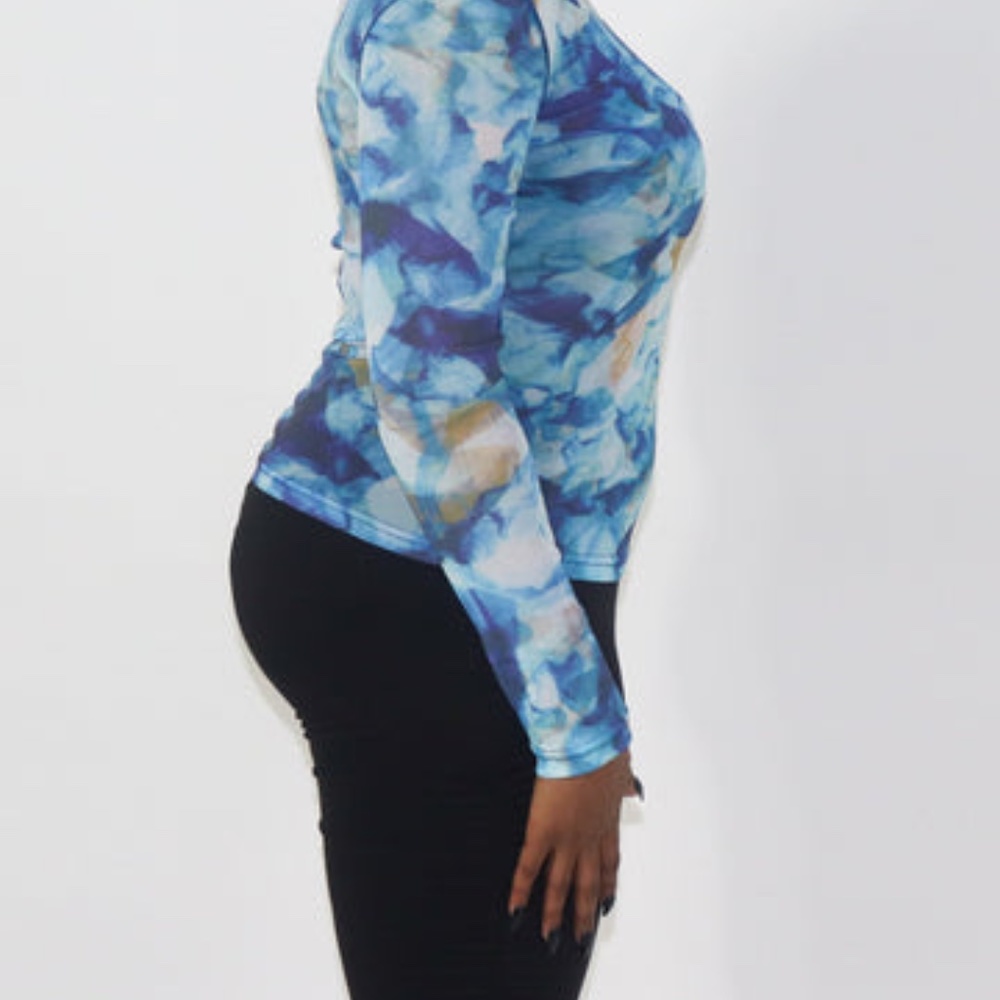 Mesh Multi-Print Top - Picture 5 of 7